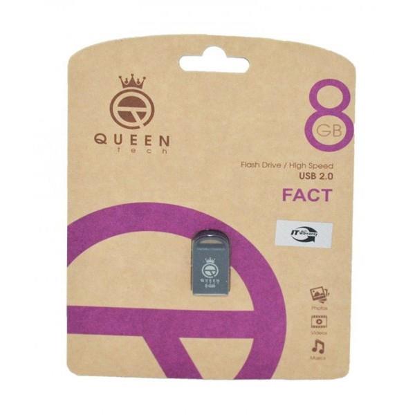 فلش QUEEN TECH مدل FACT ظرفیت 8 گیگابایت